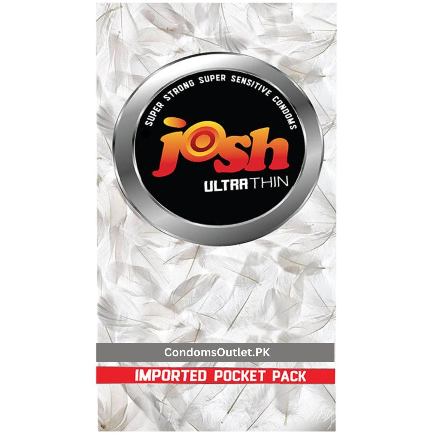 Josh Ultra Thin Condoms - For Natural Feel - Pack of 3
