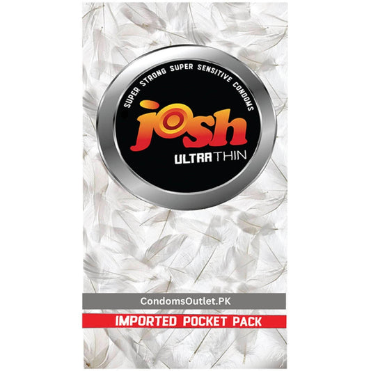 Josh Ultra Thin Condoms - For Natural Feel - Pack of 3
