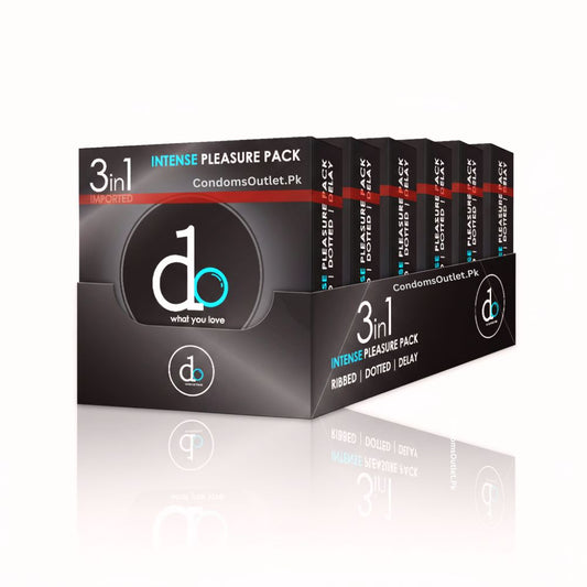 DO 3in1 Condoms Dispenser - Intense Pleasure Pack (18 Condoms)