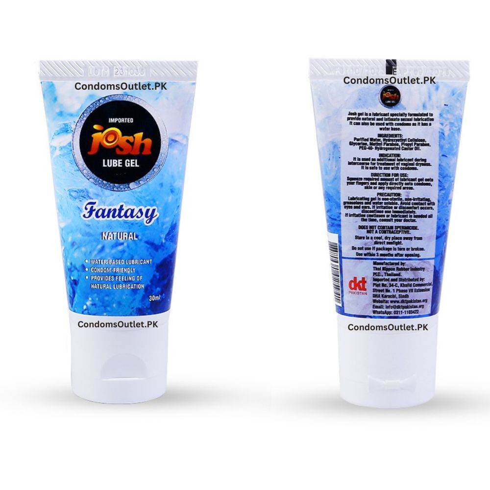 Josh Fantasy Natural Lube Gel for Smooth Comfort - 30ml