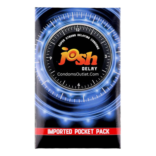 Josh Delay Condoms - For Long Lasting Fun - Pack of 3