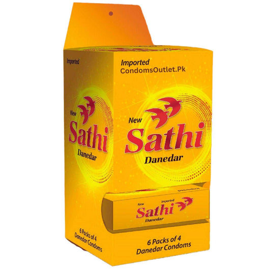Sathi Danedar Dotted Condoms Dispenser - Pack of 24
