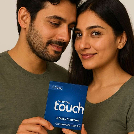 Touch Delay Condoms for Endurance - 3 Pack