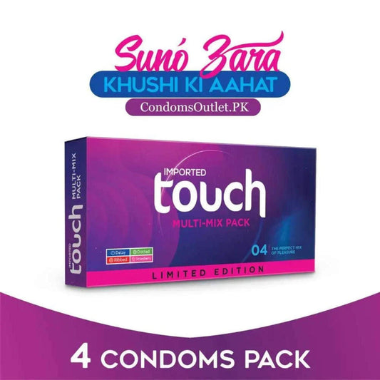 Touch Multi Mix Condoms - 4 Style Variety Pack (4s)