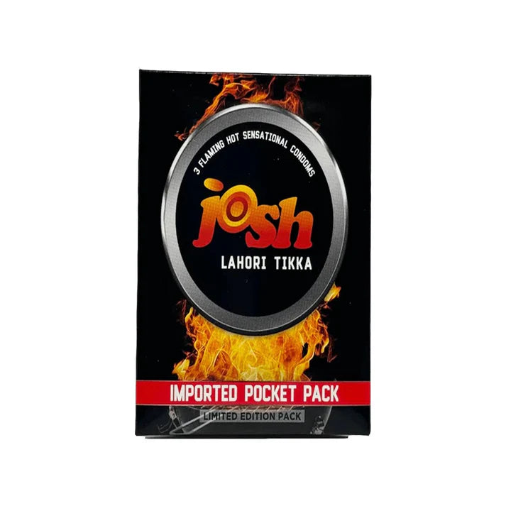 Josh Lahori Tikka Condoms Pocket Pack of 3