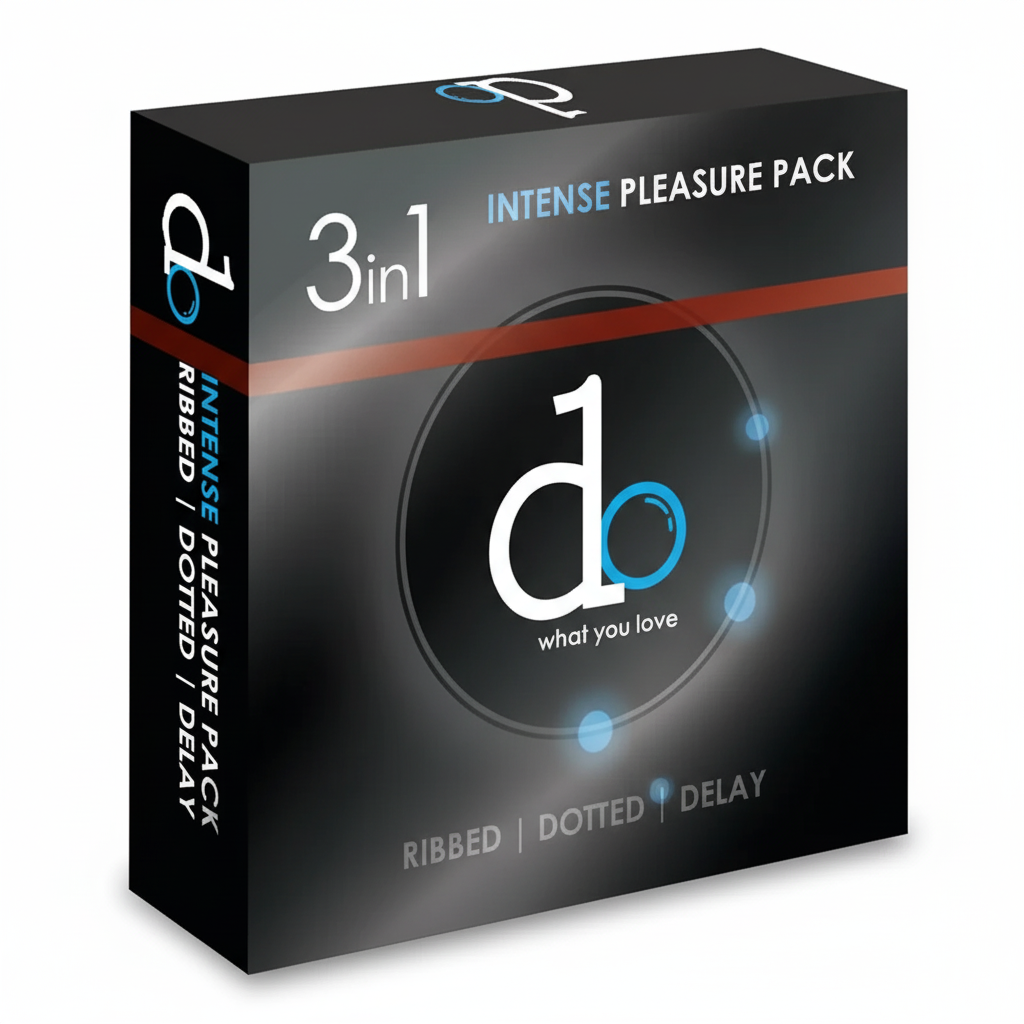 Do Intense Pleasure pack of 3 Condoms