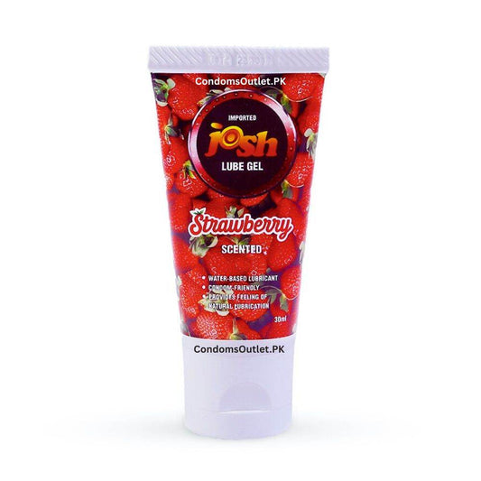 Josh Strawberry Scented Lube Gel for Flavored Fun - 30ml