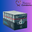 DO 3 in 1 Condoms Pack - 6 x 3 Ribbed Dotted Delay Condoms