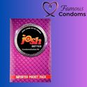 Josh Dotted Condoms - For Extra Stimulation - Pack of 3