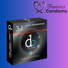 Do Intense Pleasure pack of 3 Condoms