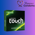 Touch Dotted Green Condoms 3 Pack